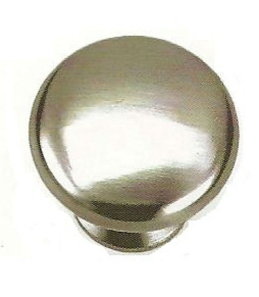 Kensington - 1.25" Cabinet Hardware Round Knob in Satin Nickel by Laurey - 53928