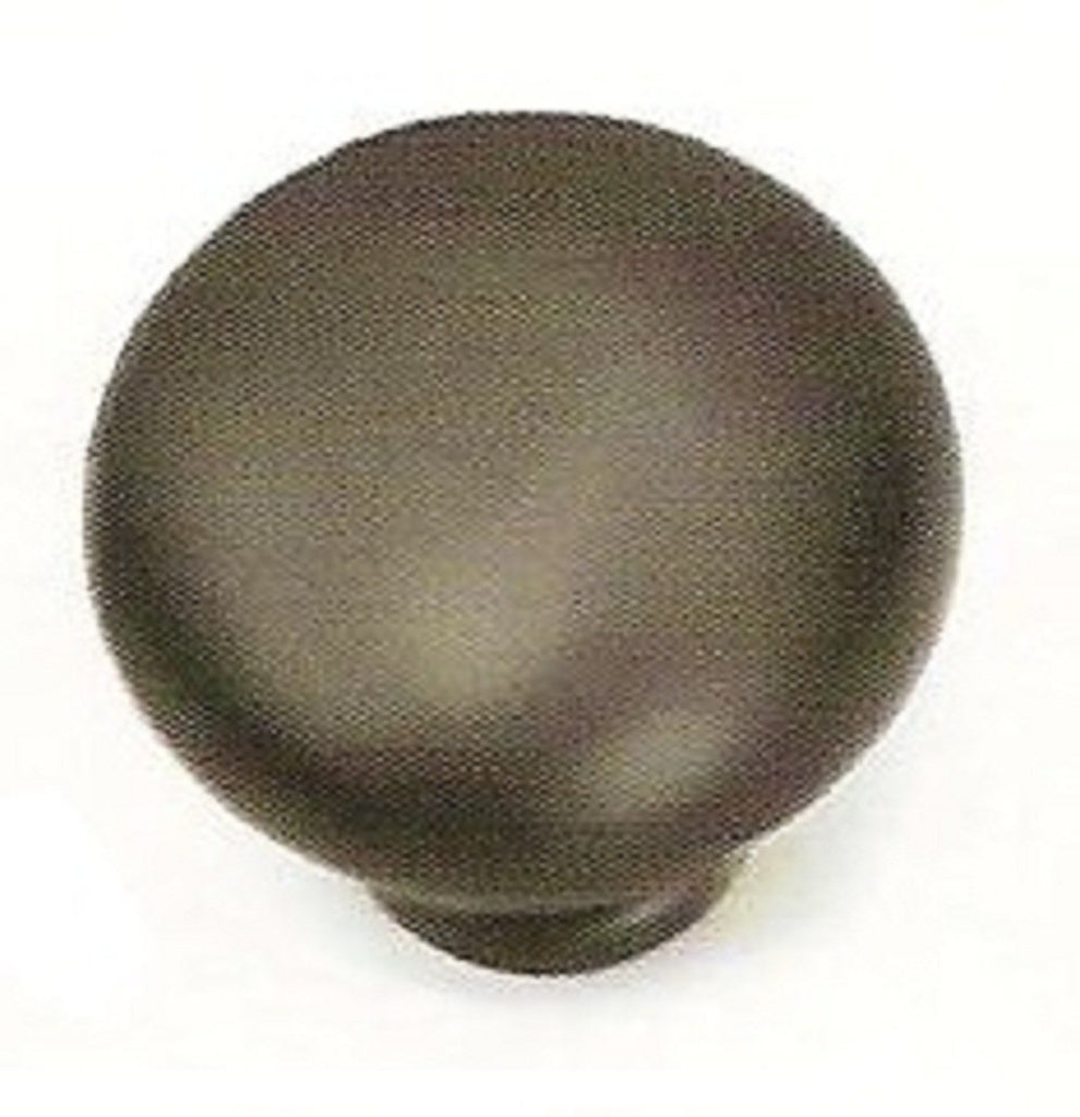 Kensington - 1.25" Cabinet Hardware Round Knob in Oil Rubbed Bronze by Laurey - 53966