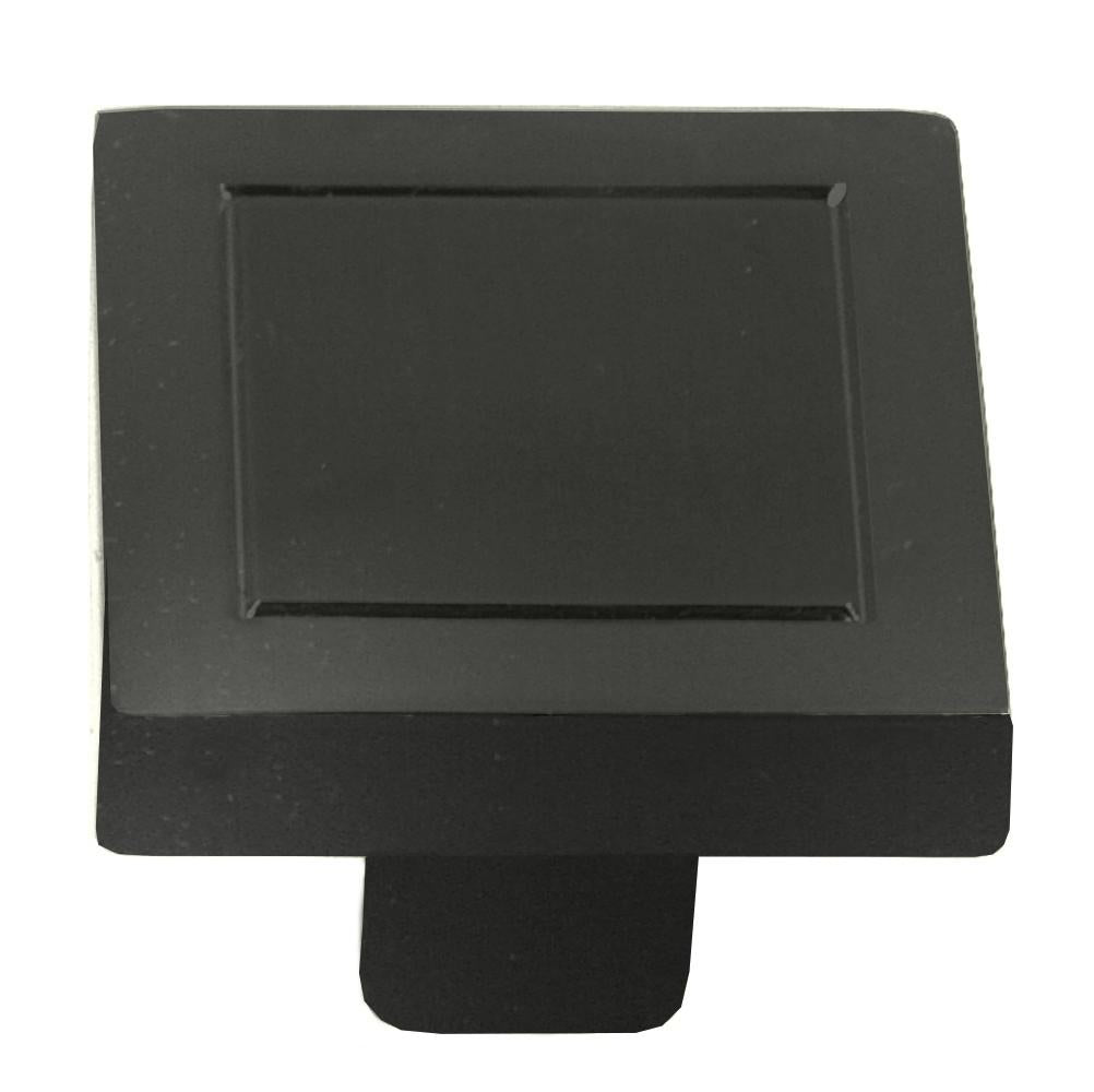 Cosmopolitan - .875" Cabinet Hardware Square Knob in Oil Rubbed Bronze by Laurey - 72866