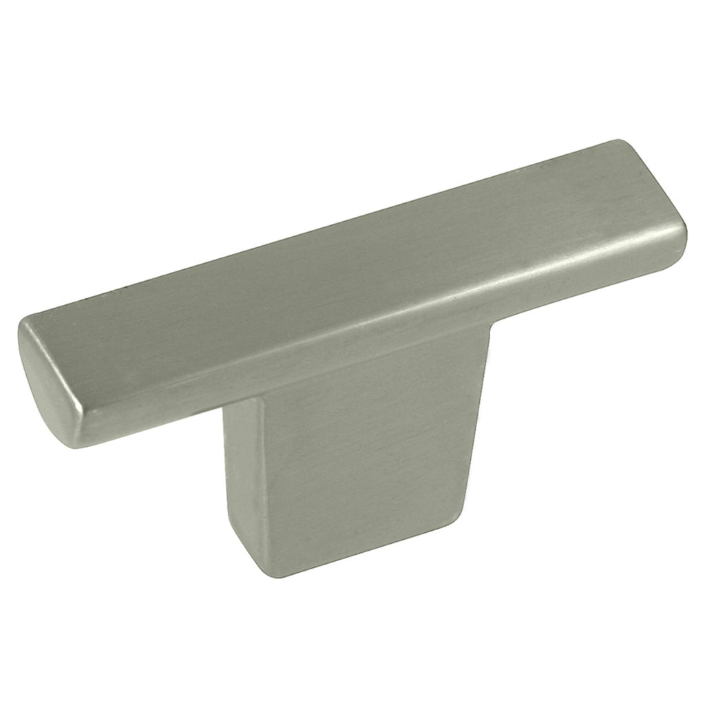 Cosmopolitan - 2" Cabinet Hardware T Knob in Satin Nickel by Laurey - 72928