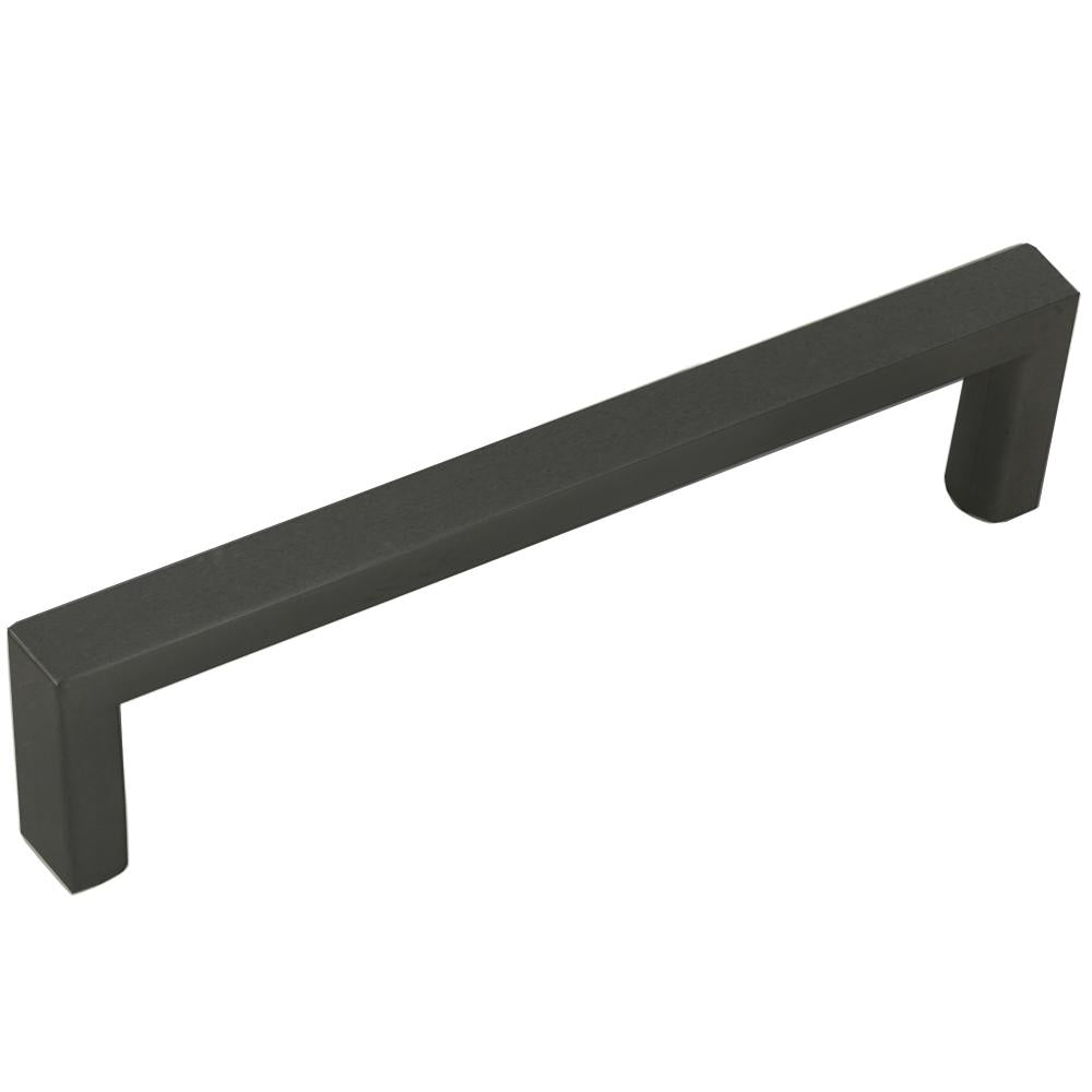 Cosmopolitan - 3.75" Centers Cabinet Hardware Square Pull Handle in Oil Rubbed Bronze by Laurey - 73066
