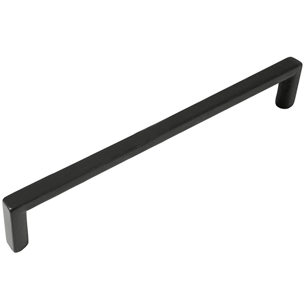 Cosmopolitan - 6.25" Centers Cabinet Hardware Square Pull Handle in Oil Rubbed Bronze by Laurey - 73266