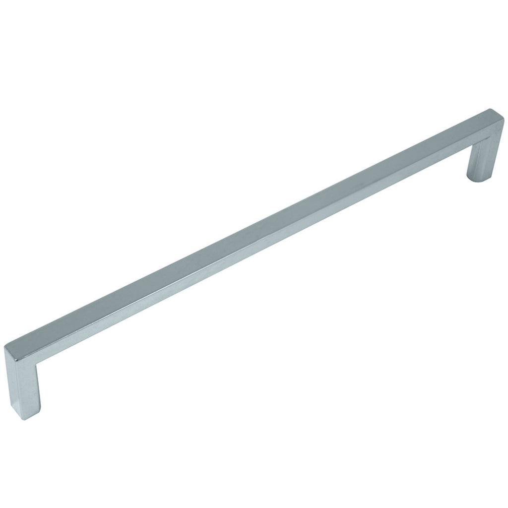 Cosmopolitan - 7.5" Centers Cabinet Hardware Square Pull Handle in Polished Chrome by Laurey - 73326