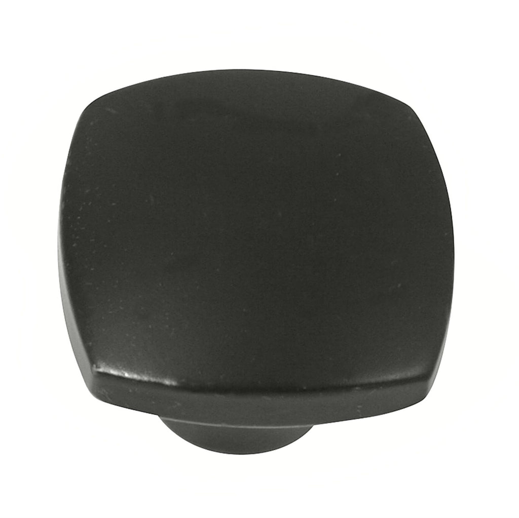 Aventura - 1.5" Cabinet Hardware Squared Round Knob in Oil Rubbed Bronze by Laurey - 74466