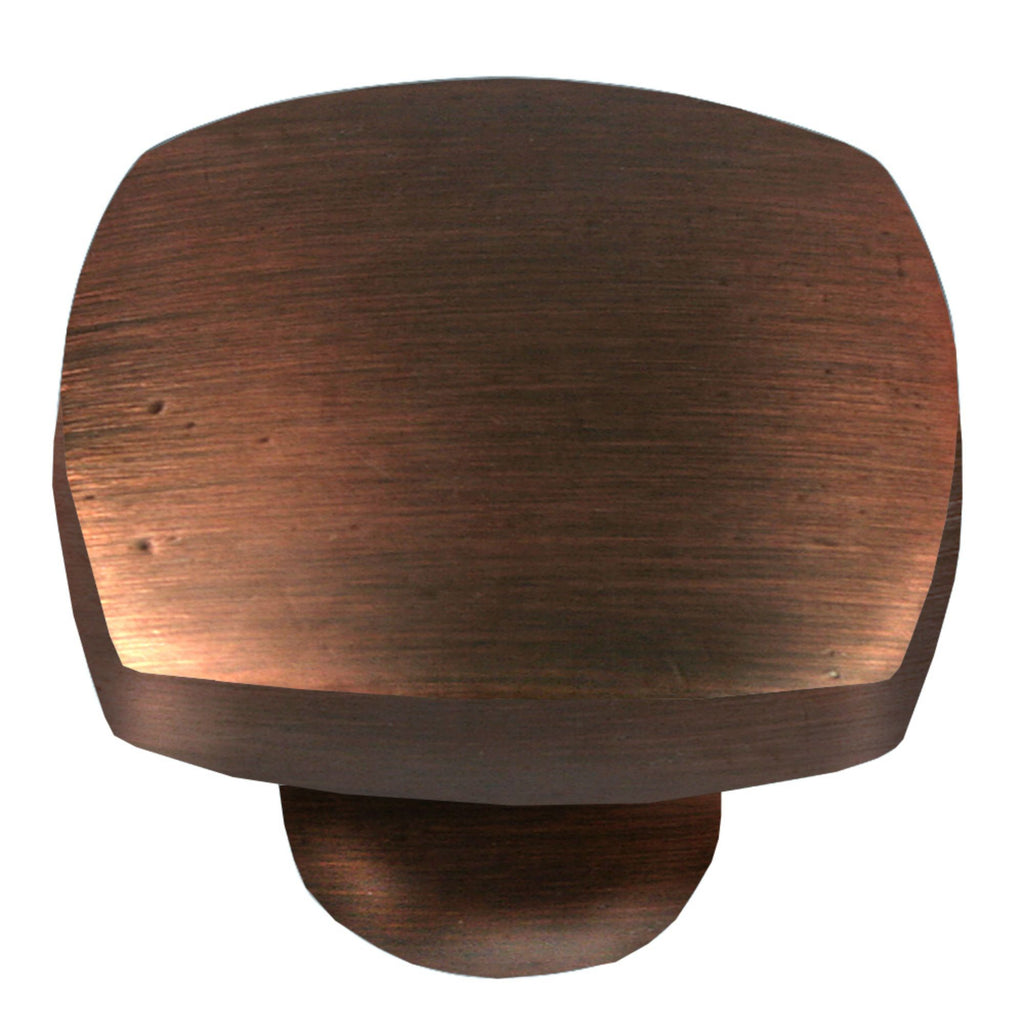 Aventura - 1.5" Cabinet Hardware Squared Round Knob in Venetian Bronze by Laurey - 74477