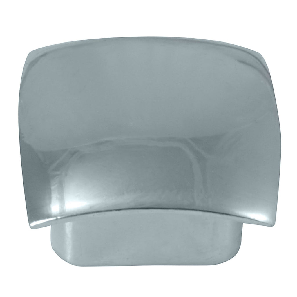 Aventura - 1.5" Cabinet Hardware Square Knob in Polished Chrome by Laurey - 74526