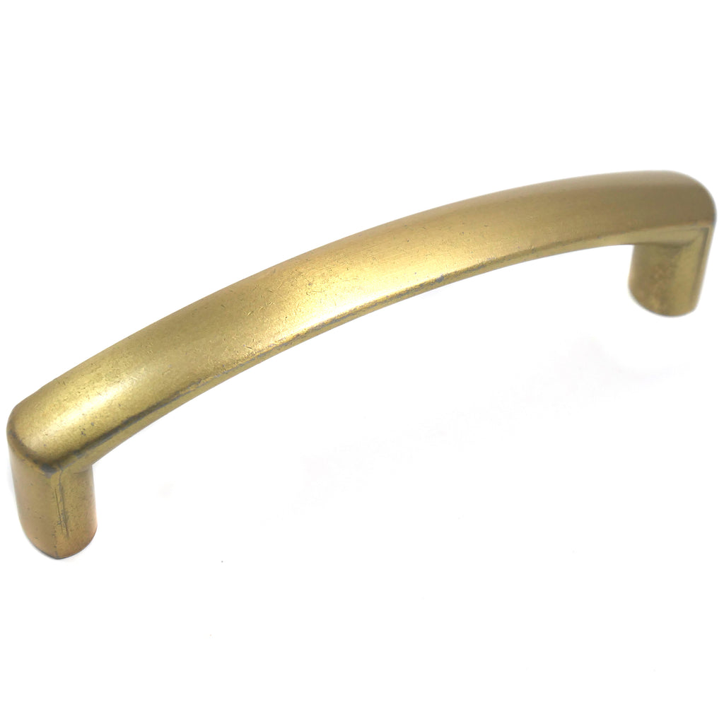 Aventura - 3.75" Centers Cabinet Hardware Curved Pull Handle in Chanpagne Bronze by Laurey - 74610