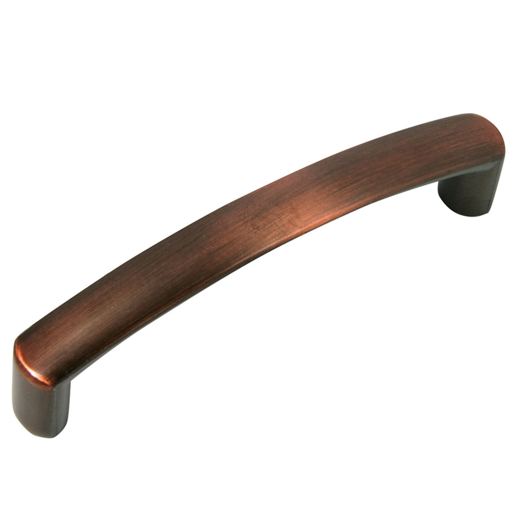 Aventura - 3.75" Centers Cabinet Hardware Curved Pull Handle in Venetian Bronze by Laurey - 74677