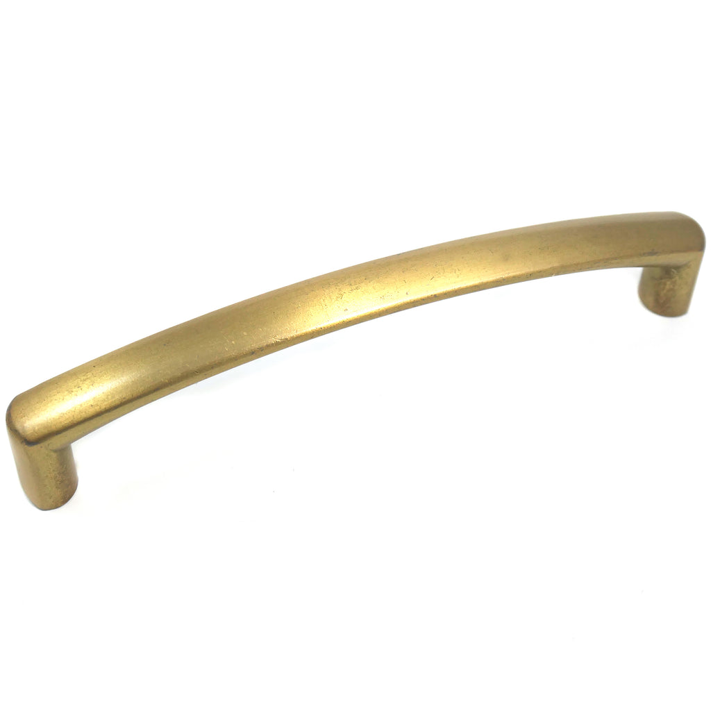 Aventura - 5" Centers Cabinet Hardware Curved Pull Handle in Champagne Bronze by Laurey - 74710