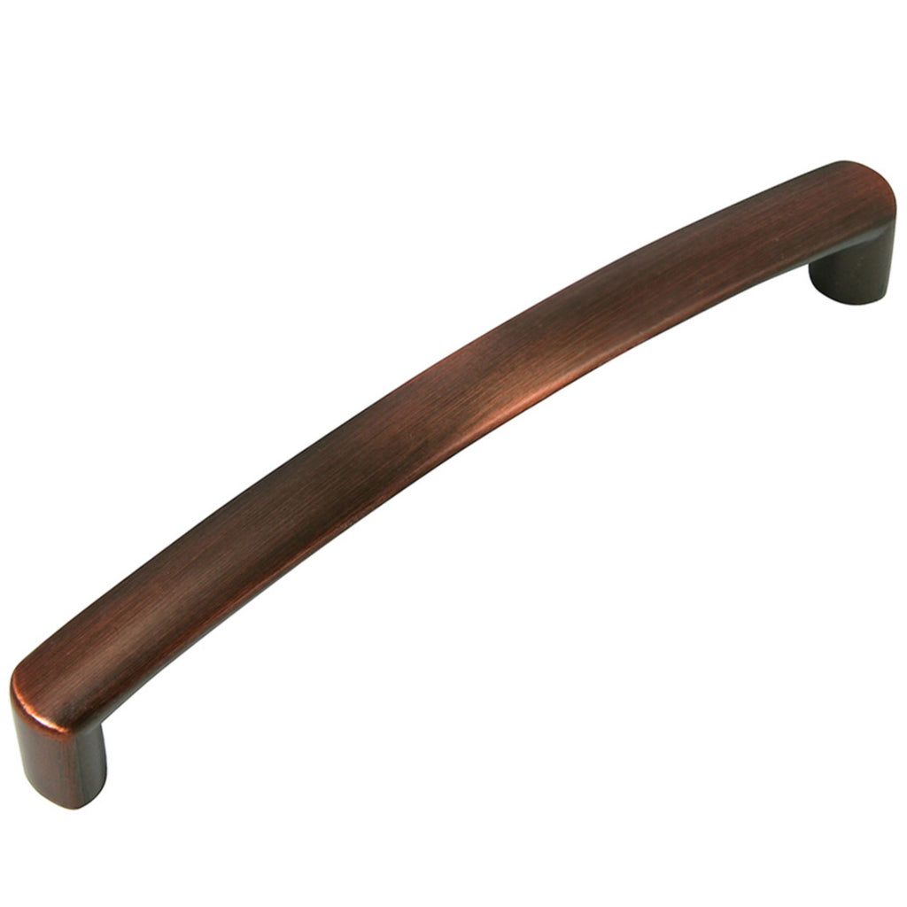 Aventura - 5" Centers Cabinet Hardware Curved Pull Handle in Venetian Bronze by Laurey - 74777