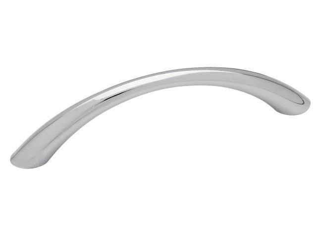 Danica - 5" Centers Cabinet Hardware Tapered Bow Pull Handle in Polished Chrome by Laurey - 75226