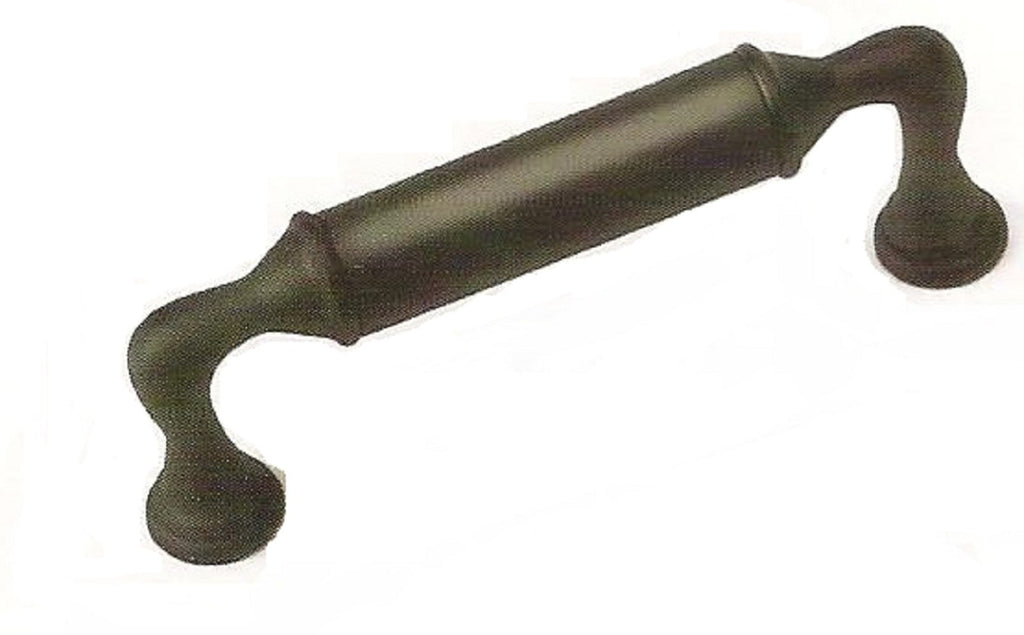 Kensington - 3.75" Centers Cabinet Hardware Rounded Pull Handle in Oil Rubbed Bronze by Laurey - 86466