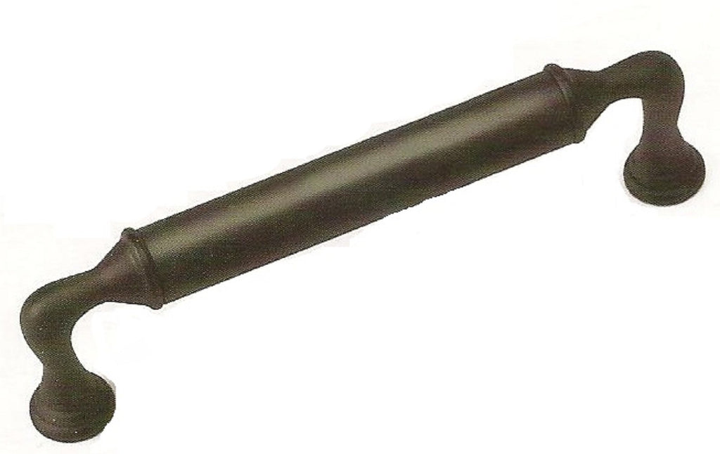 Kensington - 5" Centers Cabinet Hardware Rounded Pull Handle in Oil Rubbed Bronze by Laurey - 86566