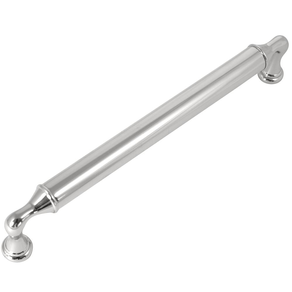 Kensington - 7.5" Centers Cabinet Hardware Rounded Pull Handle in Polished Nickel by Laurey - 86628