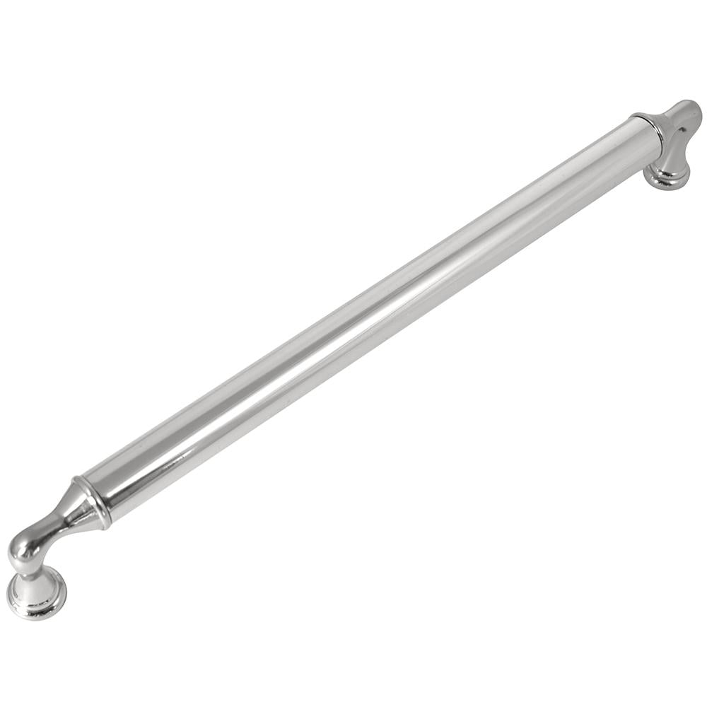 Kensington - 10" Centers Cabinet Hardware Rounded Pull Handle in Polished Nickel by Laurey - 86714