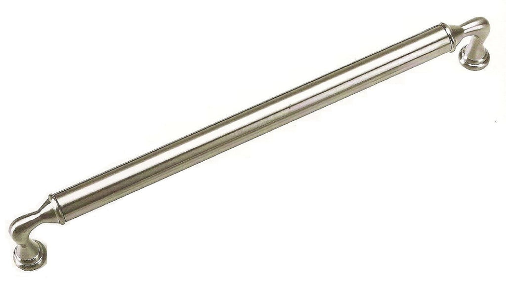 Kensington - 10" Centers Cabinet Hardware Rounded Pull Handle in Satin Nickel by Laurey - 86728