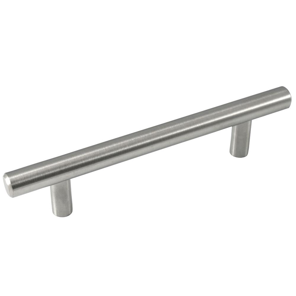 Melrose - 3.75" Centers Cabinet Hardware Bar Pull Handle in Satin Nickel by Laurey - 87001