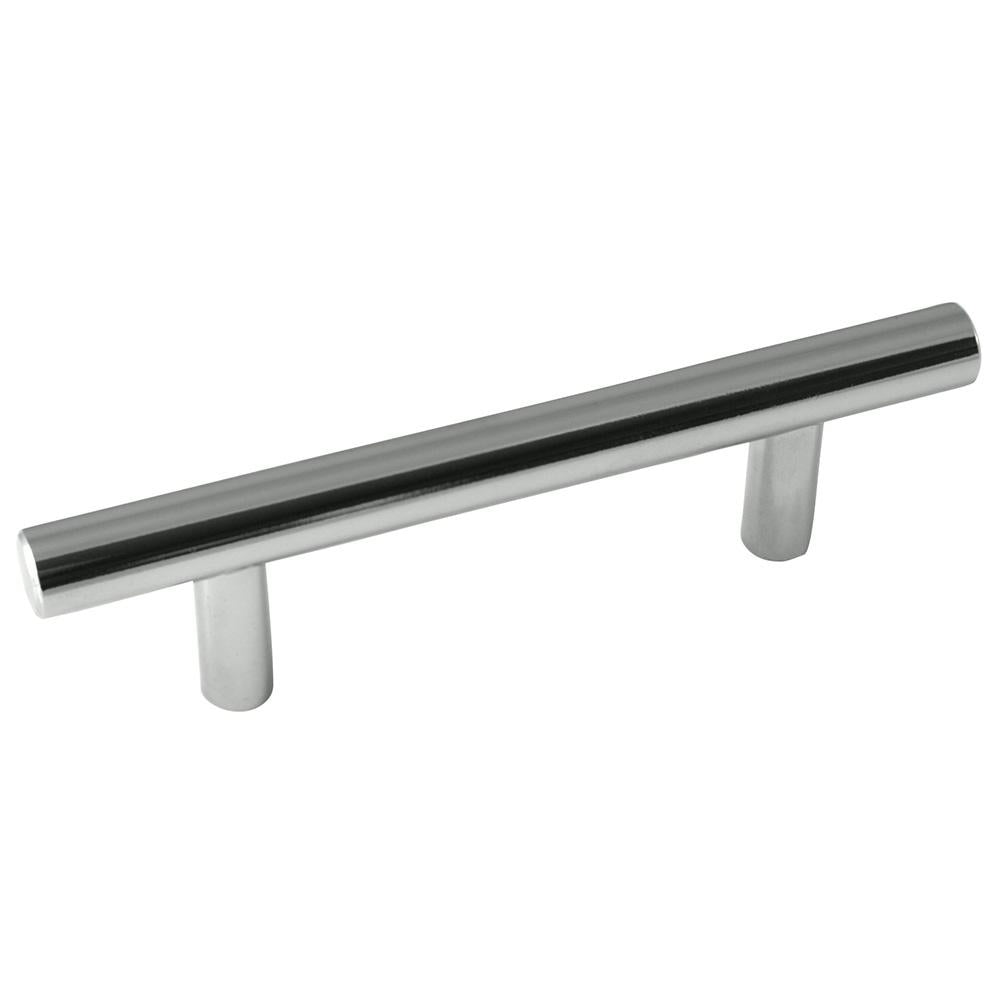 Melrose - 3" Centers Cabinet Hardware Bar Pull Handle in Polished Chrome by Laurey - 87026