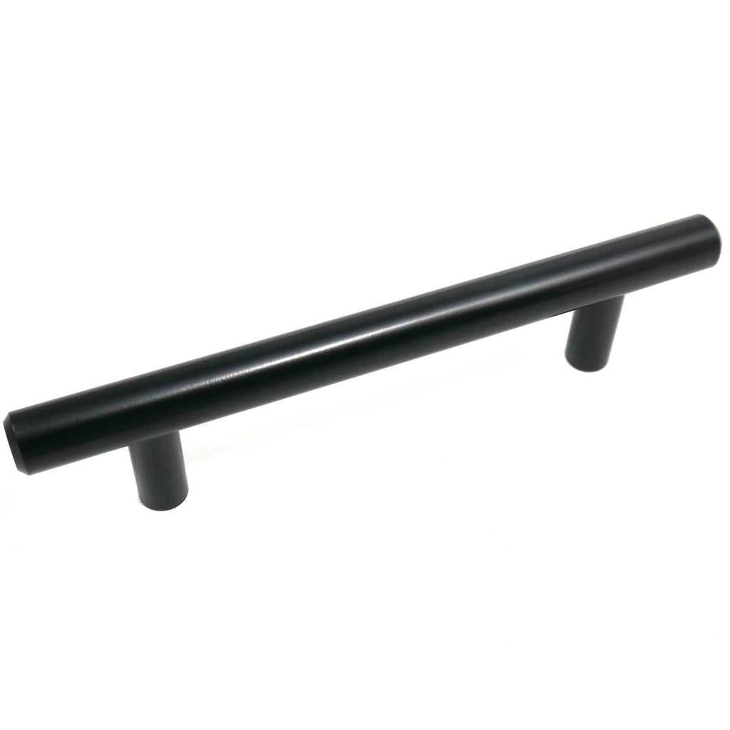 Melrose - 3.75" Centers Cabinet Hardware Bar Pull Handle in Matte Black by Laurey - 87120
