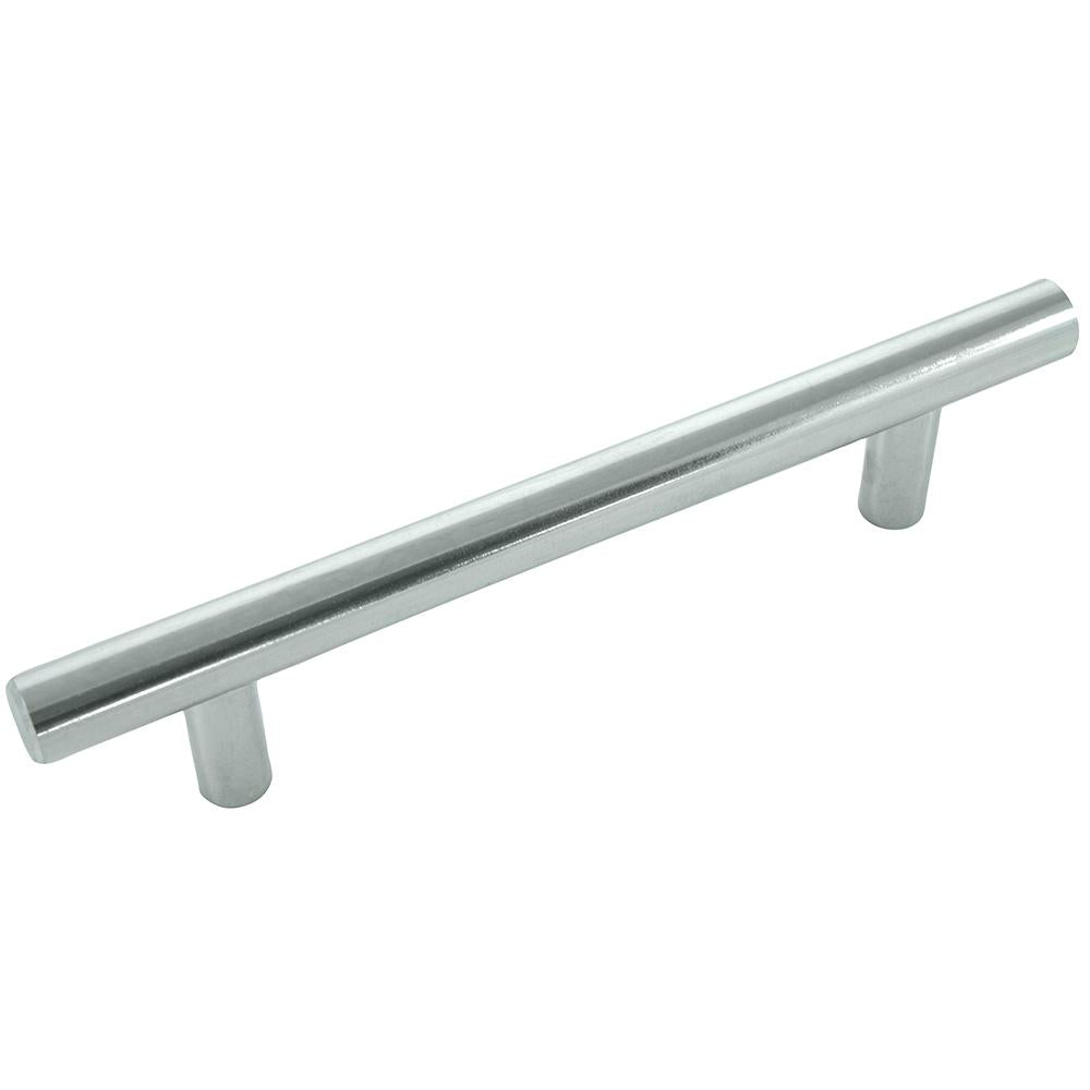 Melrose - 4" Centers Cabinet Hardware Bar Pull Handle in Polished Chrome by Laurey - 87226
