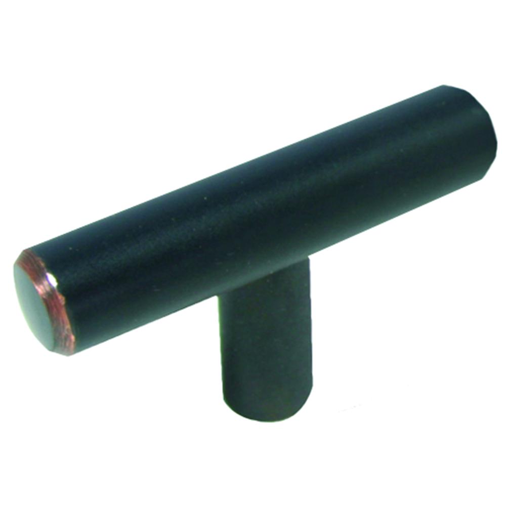 Melrose - 2" Knob Cabinet Hardware Bar Pull Knob in Oil Rubbed Bronze by Laurey - 87966