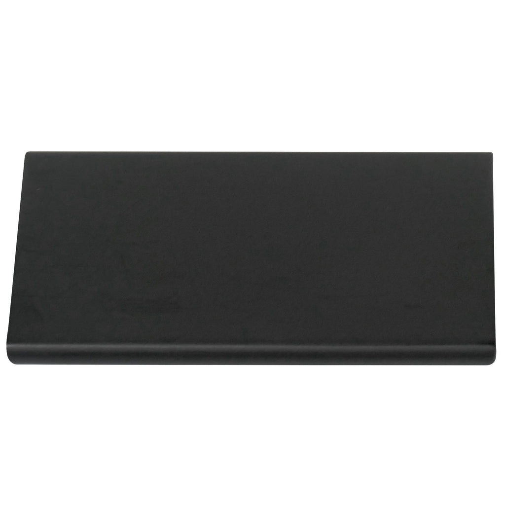 Edge Pulls - 2" Centers Cabinet Hardware Edge Tab Pull in Matte Black by Laurey - 96720